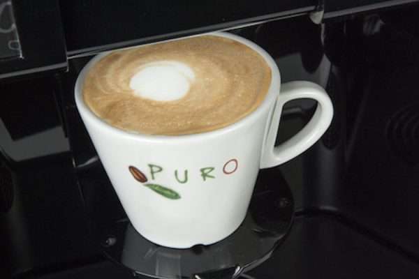 Puro Maestro Bianchi Vending machine with powdered milk