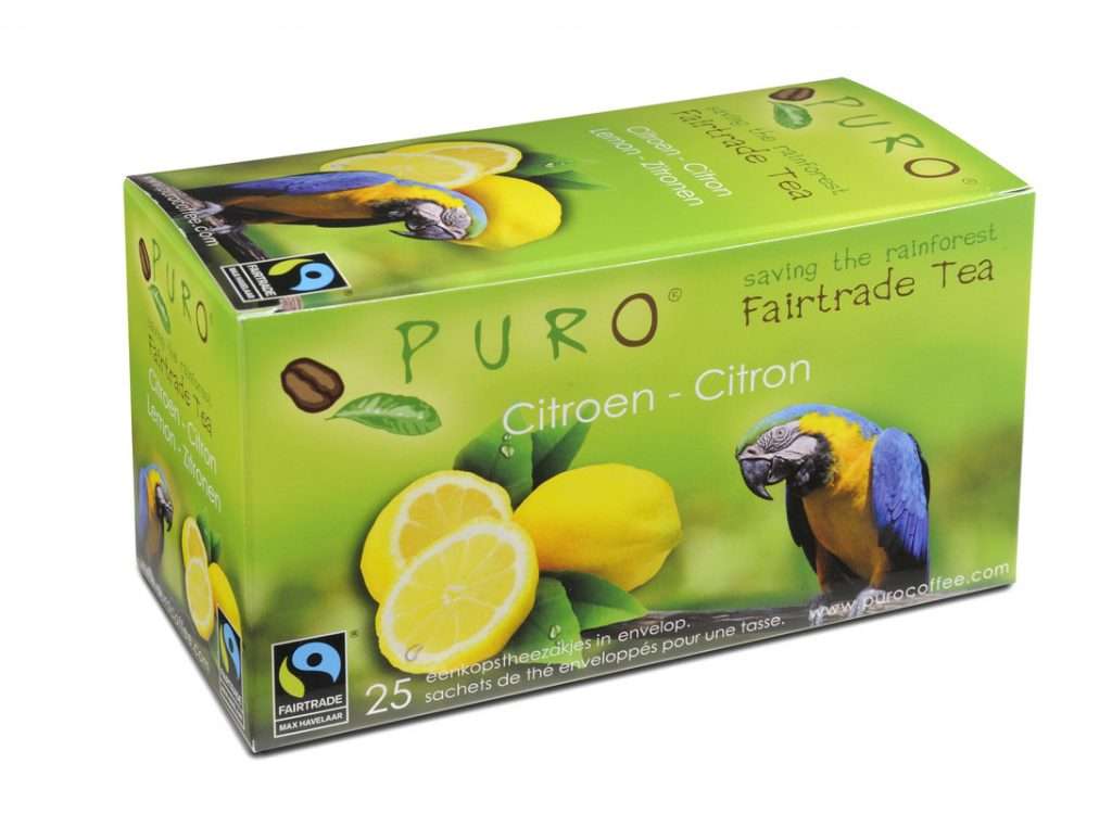 Puro Black Lemon fair trade tea